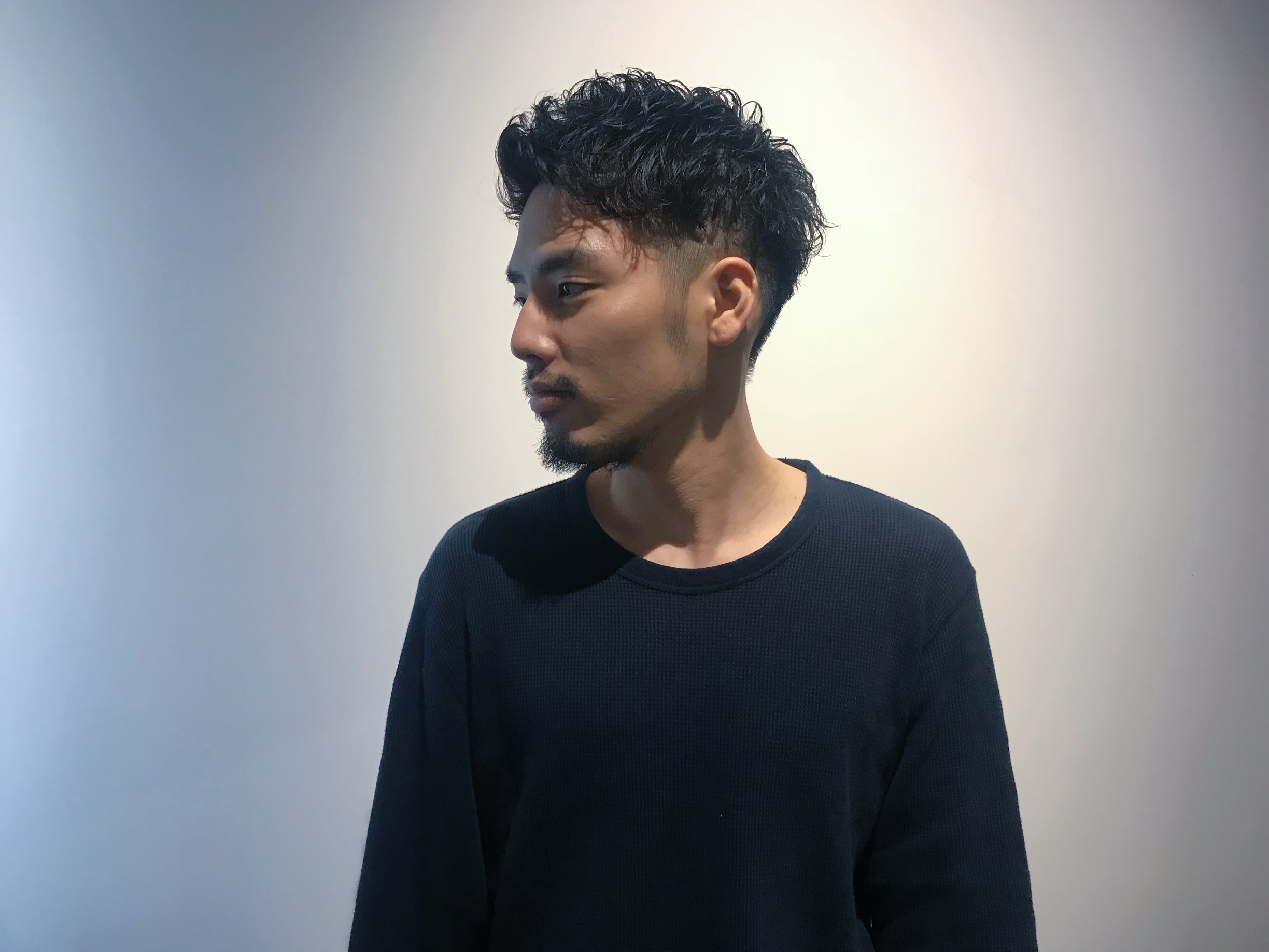 メンズカット　ツーブロック　パーマ　メンズパーマ　ぐるぐるパーマ　ベリーショートカット　畑成美　narumihata メンズ専門ヘアスタイリスト　メンズ専門美容師