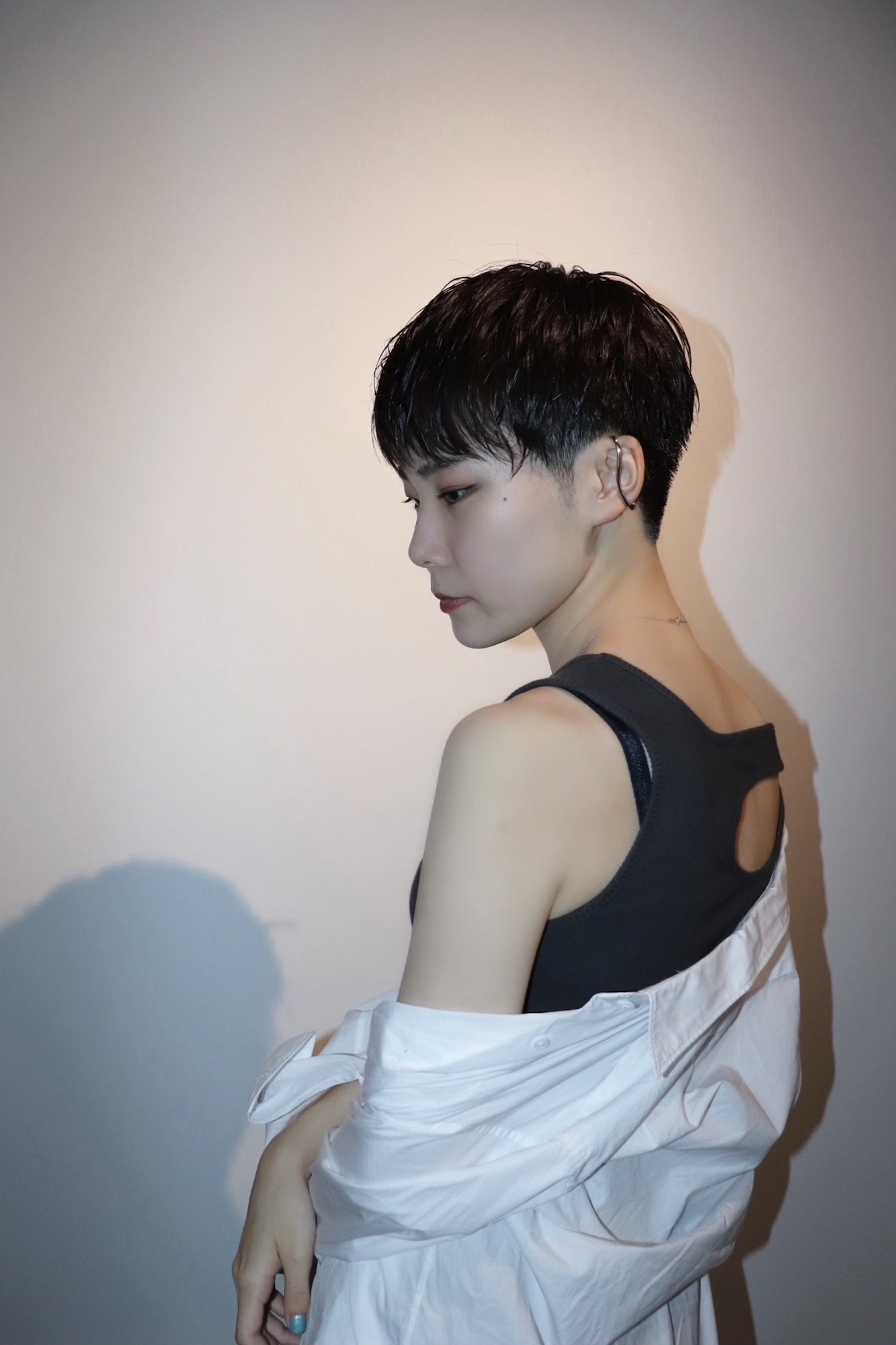 刈り上げ女子　シュートカット女子　ショート　ナチュラルカット　ショートカット上手い美容師　表参道ショートカット