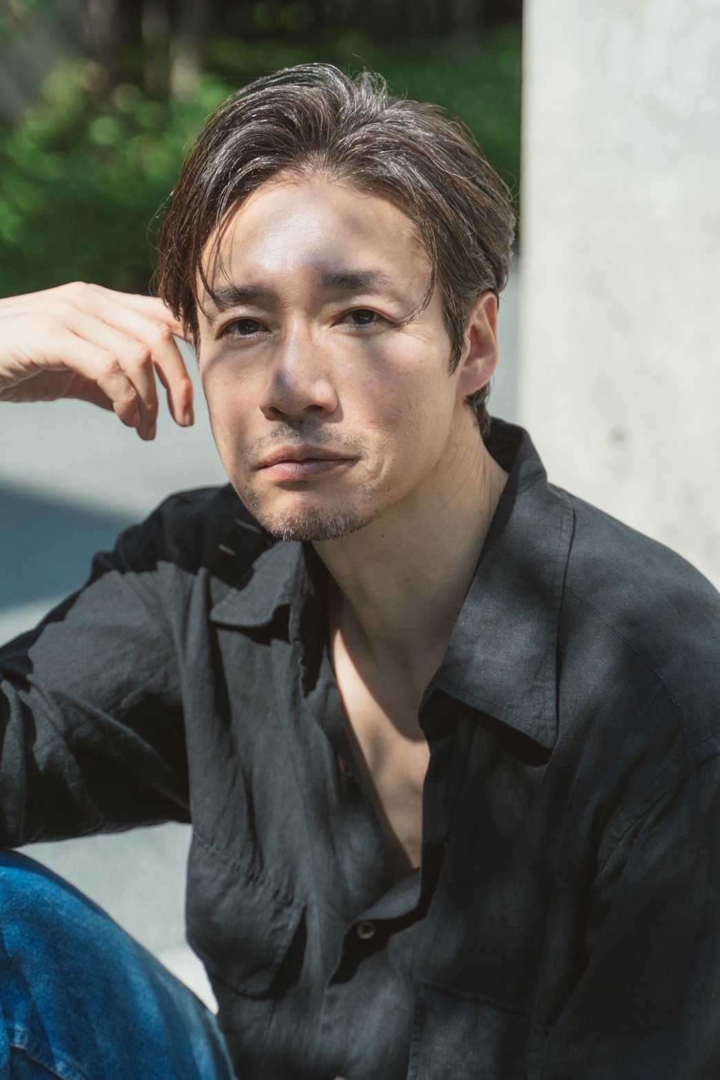 メンズカット　メンズカット上手い美容師　メンズショート　センター分け　アップバング　メンズカット表参道　ナチュラルメンズカット　ナチュラルショートカット　50代メンズカット　40代メンズカット　畑成美　マッツ・ミケルセンヘアスタイル　