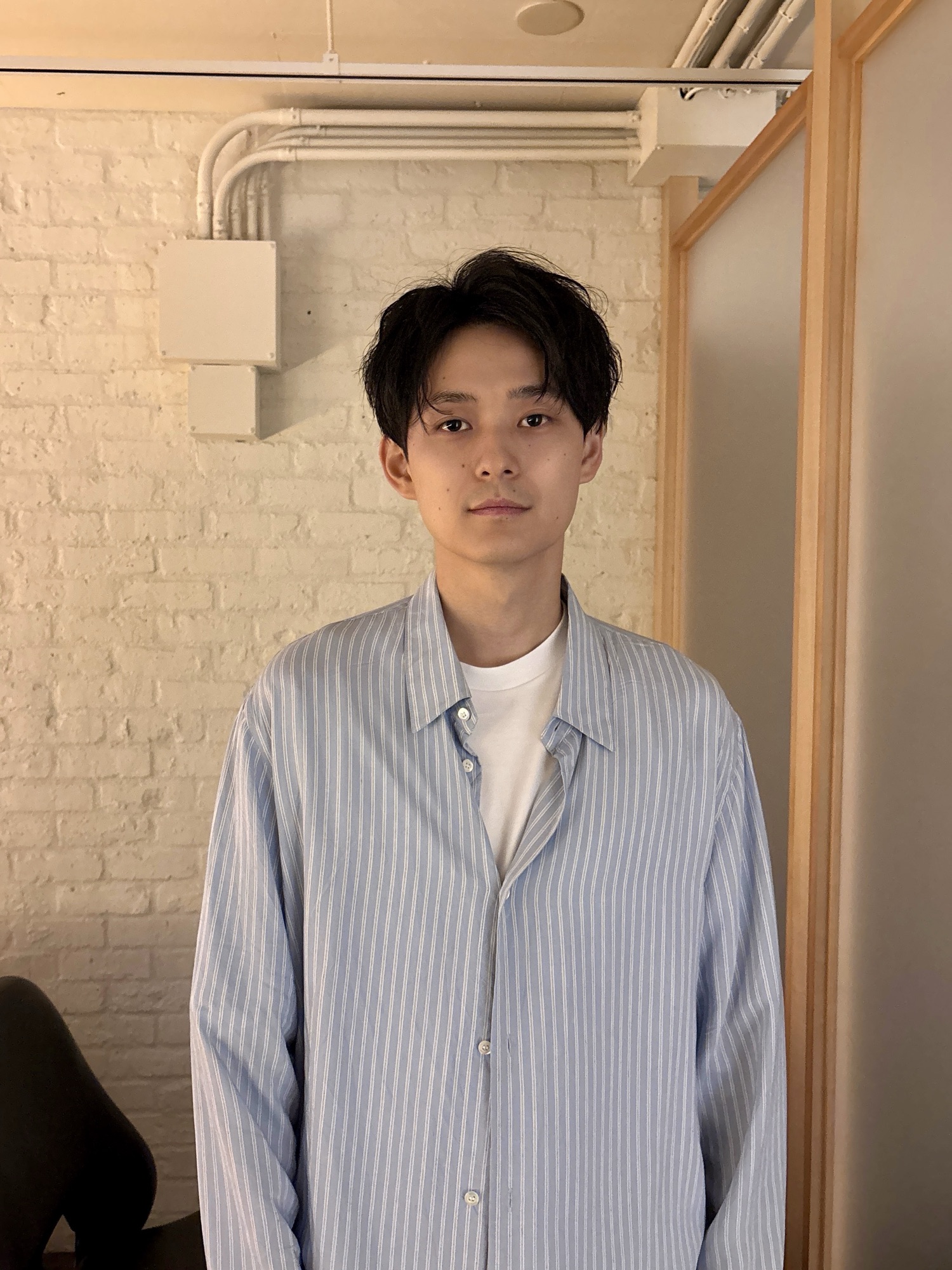 メンズカット　メンズカット上手い美容師　メンズショート　センター分け　アップバング　メンズカット表参道　ナチュラルメンズカット　ナチュラルショートカット　メンズカット　ショートカット　畑成美